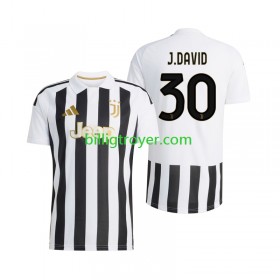 Billige Fotballdrakter Juventus Jonathan David 30 Hjemmedraktsett 2026/27 Kortermet